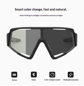Sport Custom Sunglasses Men Transition <b>Eyewear</b> for Cycling Outdoor Use Fashion Design Photochromic Lens UV400 Glasses Case - Product Image 4