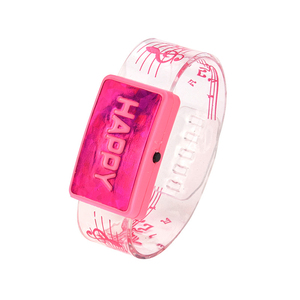 Creative <b>Glow</b>-<b>in</b>-<b>the</b>-<b>dark</b> Concert Prop <b>Watch</b> Luminous Flashing Bracelet With Customizable Logo For Parties - Product Image 1