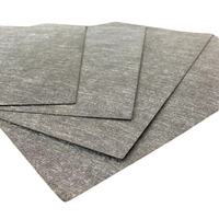Feutres en fibre frittée de titane avec revêtement au platine 0,25 mm 0,4 mm, feutre en fibre de platine-titane pour cellule électrolytique PEM JiaHong JHTFF Haute qualité