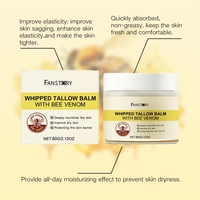 Baume Fouetté au Suif à Succès avec Acide Hyaluronique et Vitamine C – Crème Visage Anti-rides et Raffermissante pour Tous Types de Peau