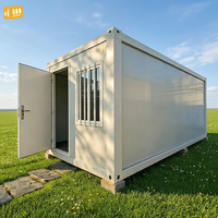 Maison conteneur pliable compacte à prix de gros, facile à construire, économique, pour appartement, bureau et chambre à coucher, en kit démontable