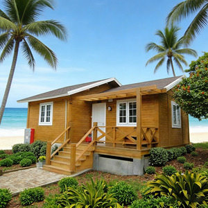 38.5 ㎡   Cabaña Modular Prefabricada con Vista al Mar, <span class=keywords><strong>Casa</strong></span> Pequeña para Resort de Playa y Glamping, Lista para Habitar, Villa Vacacional - Product Image 1