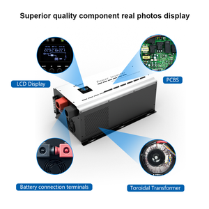 Generador Portátil de Baja Frecuencia PIL1.5K 1.5KW 24VDC Monofásico Fuera de Red MPPT Onda Sinusoidal Pura para Hogar, PC y Router - Product Image 4