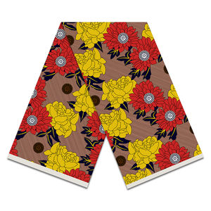 Nouveau modèle de tissu wax Hollan 100% coton, tissu Ankara personnalisé, Capulana, coton africain, <span class=keywords><strong>Pagne</strong></span> Femme Africaine, 6 Yards - Product Image 1