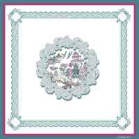 Tapis de Mahjong Épais Teal Landscape Cloud, Service Personnalisé, Faible MOQ, Tapis en Caoutchouc pour la Protection de la Table de Mahjong Solitaire