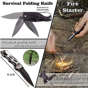 <span class=keywords><strong>Zosi</strong></span> — Kit de survie 10-en-1 lte qpt, équipement tactique d'urgence, pour Camping de plein air - Product Image 3