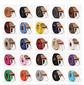 Cinturones Elásticos Trenzados de Tela para Hombre y Mujer, al por Mayor, para Jeans - Product Image 2