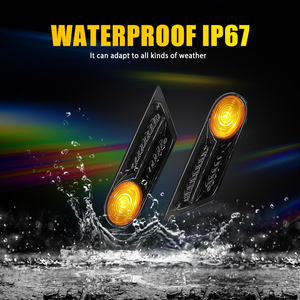 Auxito 2x OEM Mini R56 R57 Kit de intermitentes laterales naranjas para embellecedor de faldón - Product Image 3