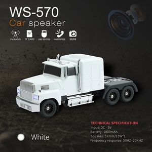 Altavoz Inalámbrico para Exteriores At A Loss Blanco, Altavoz de Sonido Moderno Blanco - Product Image 1