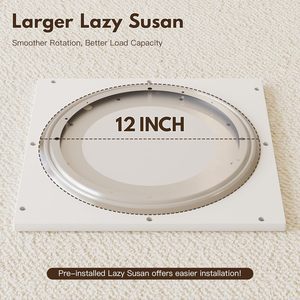 YOWOS Étagère à livres rotative moderne en bambou, tour de présentation 360° sur pied, 4 niveaux pour enfants et <span class=keywords><strong>adultes</strong></span> (Blanc) - Product Image 6