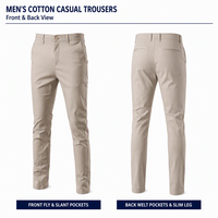 Pantalon décontracté pour homme en coton, coupe droite, taille mi-haute, multi-poches, infroissable, chaud, automne-hiver, 7 tailles, pour acheteurs en gros