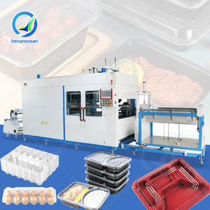 Machine de thermoformage pour barquettes alimentaires jetables transparentes OCEAN, machine de fabrication de couvercles pour petits gobelets en plastique - Product Image 1