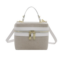 Bolso de PU de Alta Calidad YY0026 para Mujer, Bolso Cruzado Pequeño, Decoración con Letras, Estilo Personalizado, Portátil y Elegante para Otoño