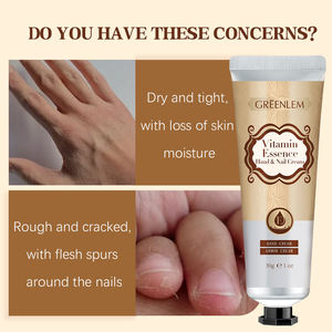 Crème pour les mains et les ongles à la vitamine E - Formule fortifiante, répare les cuticules et nourrit les mains sèches, solution 2-en-1 - Product Image 2