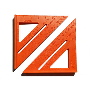 Regla Triangular de 7 Pulgadas, 45 Grados, Ángulo Recto, Herramienta de Medición de Plástico para Carpintería y Construcción - Product Image 3