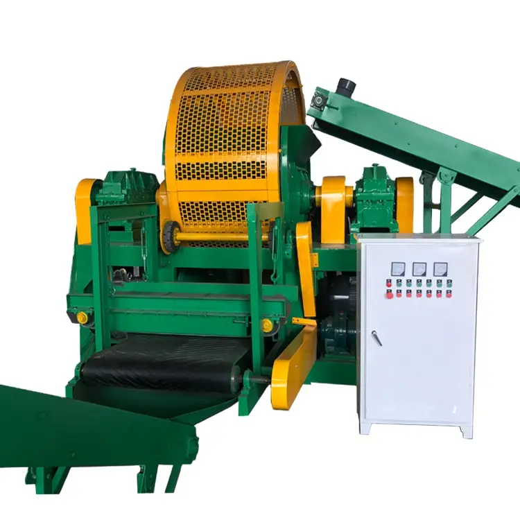 Sumac resíduos Scrap Tyre Rubber Process Machine for Rubber Recycling