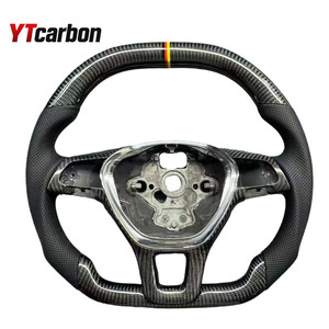 Volante de cuero personalizado YTcarbon para VW Glof 5 <span class=keywords><strong>6</strong></span> 7 MK7 <span class=keywords><strong>Polo</strong></span> <span class=keywords><strong>GTI</strong></span> Passat B8 CC Tiguan Jetta Arteon Variant Vento t-roc Cars - Product Image 4