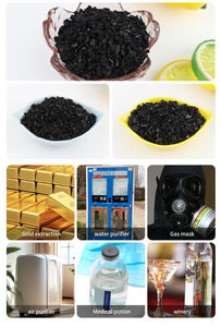 ココナッツ活性炭原料エキスゴールド6x12アクティブカーボン - Product Image 4