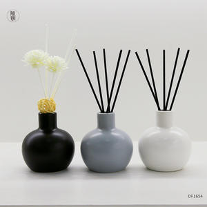 Fengxi <b>Ceramic</b> Aroma <b>Diffuser</b> Bottle Round Solid Color Essential Oil Holder Tabletop Home Decor DF1654 - Product Image 5
