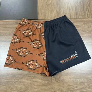 Pantalones cortos australianos personalizados puros con bolsillos laterales para mujer y hombre, pantalones cortos <span class=keywords><strong>de</strong></span> <span class=keywords><strong>Rugby</strong></span> <span class=keywords><strong>de</strong></span> poliéster para gimnasio, playa, piscina, pantalones cortos informales para fútbol - Product Image 4