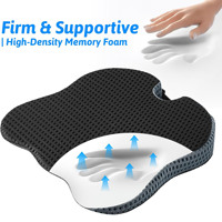 Coussin de siège de voiture ergonomique antidérapant en mousse à mémoire de forme pour la conduite