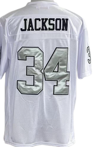 Nuevas Camisetas de Fútbol Americano Cosidas 2026, 34 Bo Jackson, 75 <span class=keywords><strong>Howie</strong></span> Long, 12 Stabler, 25 Biletnikoff, 16 Plunkett - Product Image 4