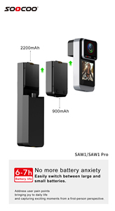 Caméra d'action sportive Portable 4K WiFi 30M étanche Anti-secousse Stabilisation gyroscopique à Six axes Support MicroSD-pour Vlogging - Product Image 6