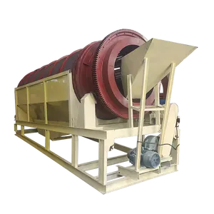 Máquina de tamizado de cenizas de carbón Tamiz de tambor giratorio industrial/Pantalla de trommel/Tambor rotatorio rotaspiral Pantalla de trommel arena