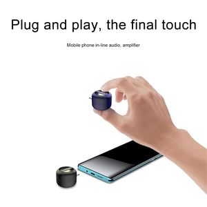 Xách Tay <span class=keywords><strong>Mini</strong></span> Loa Với Loại C Cắm Phổ 3.5Mm Jack Khuếch đại Có Dây Loa Ngoài Cho Điện Thoại Di Động Và Máy Tính - Product Image 6