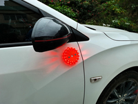 Luz de Advertencia Inteligente para Tráfico, 10 Modos de Destello, Lámpara de Señalización Vial, Magnética, Resistente al Agua IP67, Recargable por USB, DC