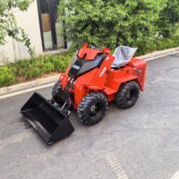 Chargeuse sur pneus EPA EURO5 S490 avec godet de 0,1 m³, charge nominale de 250 kg, chargeuse sur pneus électrique de 8 kW pour ferme et cour