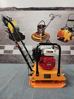 Compacteur à Plaque Vibrante à Essence Haute Qualité pour Dalles, Asphalte et Construction de Sols avec Moteur comme Composant Principal