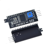 Componente electrónico de interfaz PCF8574 IIC/I2C Biblioteca de funciones de adaptador LCD1602/LCD2004 integral
