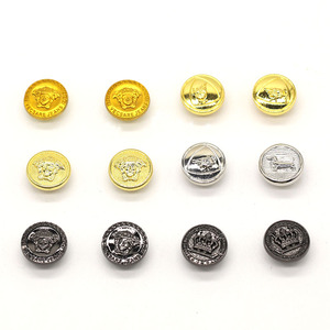 Phụ Kiện Vải Nút Kim Loại Thương Hiệu Hợp Kim Kẽm In Logo Quần Jean Sáng Bóng Tùy Chỉnh Công Sở - Product Image 5