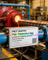 Nanyang Dazzle Étiquettes PET haute température pour application de traitement thermique en acier et en aluminium