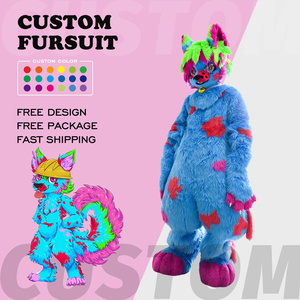 Costumes Fursuit complets personnalisés, Tête de Fursuit pour enfant, Fursona digitigrade pour costume Furry, Carnaval - Product Image 2