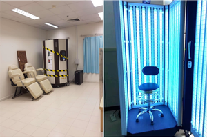 Cabina de Fototerapia UVB de Banda Estrecha de 311nm para Tratamiento de Vitiligo y Psoriasis, Dispositivo para Consultorio Dermatológico - Product Image 4