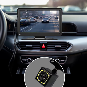 Xách tay 7 inch Car Stereo PND máy ảnh DVR Android Auto Carplay hiển thị đa phương tiện xe máy nghe nhạc - Product Image 1