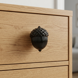 Bouton de tiroir décoratif en forme de gland vintage, pour quincaillerie de meuble en bois, installation facile, accessoires de quincaillerie de meubles modernes - Product Image 1