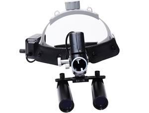 Lente ad alto ingrandimento 6X / 8X faro dentale a LED binocolo archetto regolabile 5W dentista proiettore chirurgico - Product Image 2