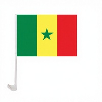 Banderas Promocionales Personalizadas de Poliéster con Impresión Digital, 3x5 Pies, Duraderas y Ecológicas, para Brasil y Senegal