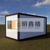 Mxq Maison Conteneur Préfabriquée Professionnelle Mobile, Vente en Gros, Maison Modulaire Préfabriquée Portable pour Dortoir