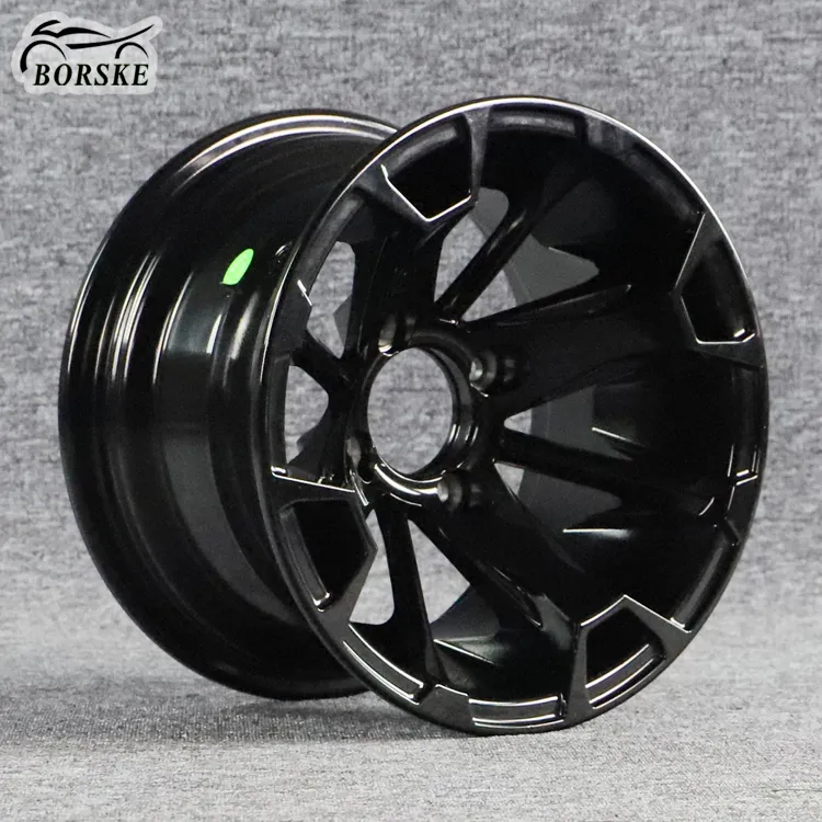 Borske Wholesale Custom ATV Wheel Golf Cart Passenger Car Wheels 12 Inch Aluminium Alloy ATV Rim Accessories
