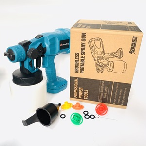 Pistola de Pulverización Eléctrica Inalámbrica Portátil de Litio de 20V y 800ml con Batería Recargable, Pulverizador de Pintura sin Aire para Bricolaje, Pulverización Separada - Product Image 5