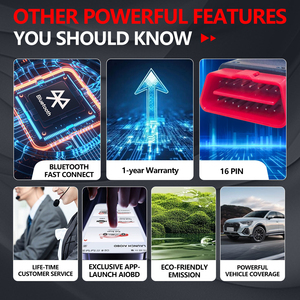 LAUNCH AIOBD Idirectional AI-ONLINE <span class=keywords><strong>Scanner</strong></span> OBD2 Complet Diagnostic Tous Systèmes Version Globale pour iOS/Android - Product Image 5
