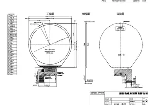 3.4นิ้วจอแสดงผล TFT LCD แบบวงกลมสำหรับอุปกรณ์มือถือจอแสดงผลรอบ800นิ้ว800*3.4 MIPI IPS TFT จอแสดงผล LCD แบบกลม