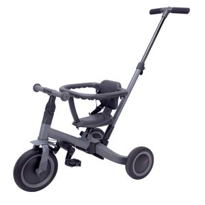 Meilleure vente Happy New 2025 4-en-1 5-pliable en plastique cadre en acier compétition bébé <span class=keywords><strong>tricycle</strong></span> pour bébé fille et bébé garçon - Product Image 4