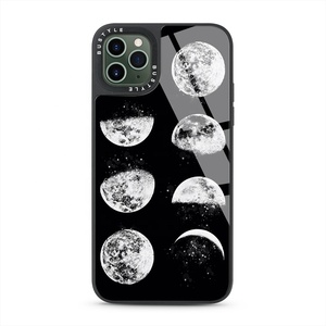 Funda de Teléfono con Diseño de Mármol que Imita <span class=keywords><strong>el</strong></span> Cristal para iPhone 17, <span class=keywords><strong>Samsung</strong></span> e Infinix, Anillo Negro para Cámara, Impresión de Logotipo de Marca Personalizada OEM - Product Image 5