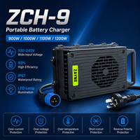 Chargeur intelligent de batterie au lithium 16S 67,2V 12A, entrée 100-240V pour batterie de moto électrique tout-terrain Light Bee Talaria, fourniture OEM
