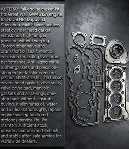 Kit Completo <span class=keywords><strong>de</strong></span> Reparación <span class=keywords><strong>de</strong></span> Motor, Juego Completo <span class=keywords><strong>de</strong></span> Juntas y Sellos, Compatible con Great Wall Haval H6 Dargo Big Dog GW4B15A 1.5T Turbo, Piezas <span class=keywords><strong>de</strong></span> Motor - Product Image 4